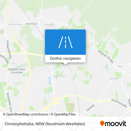 Christophstraße Karte