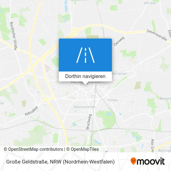 Große Geldstraße Karte