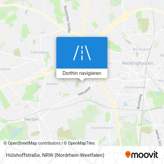 Hülshoffstraße Karte