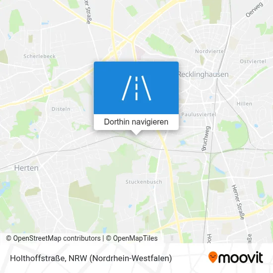 Holthoffstraße Karte