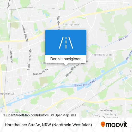 Horsthauser Straße Karte