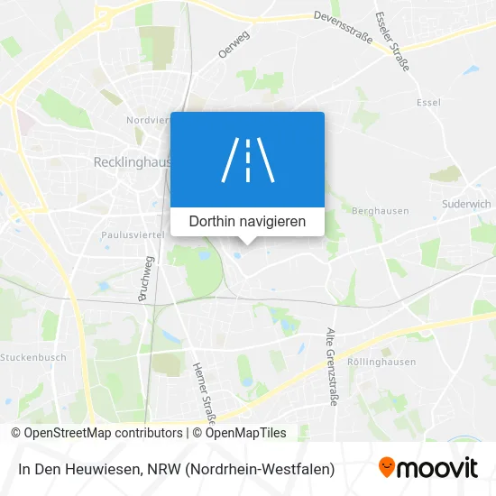 In Den Heuwiesen Karte