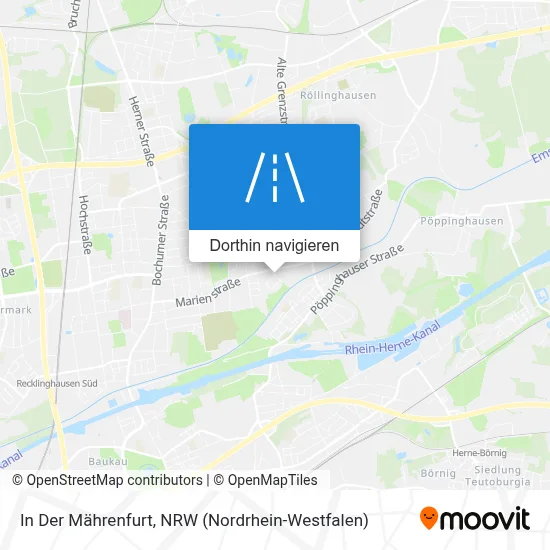 In Der Mährenfurt Karte