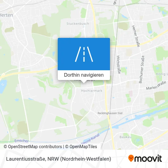Laurentiusstraße Karte