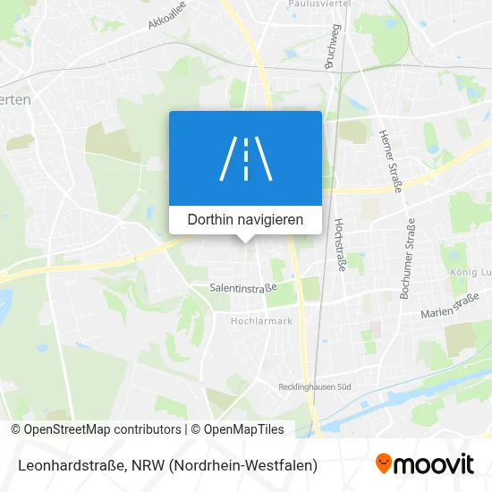Leonhardstraße Karte