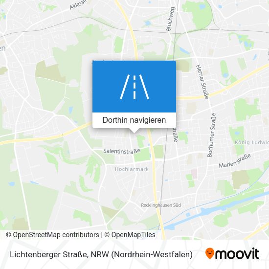 Lichtenberger Straße Karte