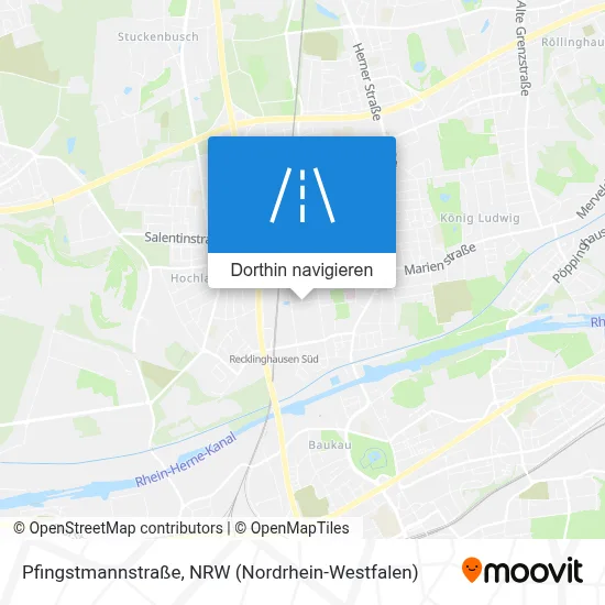 Pfingstmannstraße Karte