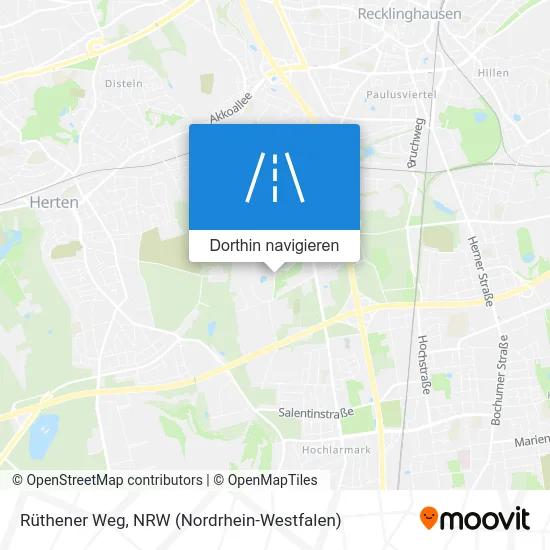 Rüthener Weg Karte