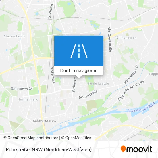 Ruhrstraße Karte