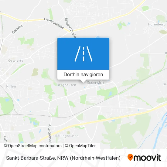 Sankt-Barbara-Straße Karte