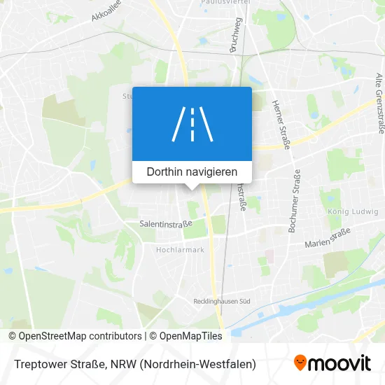 Treptower Straße Karte