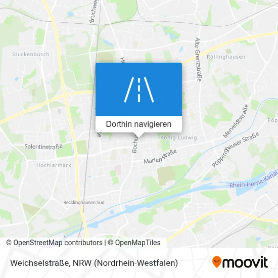 Weichselstraße Karte