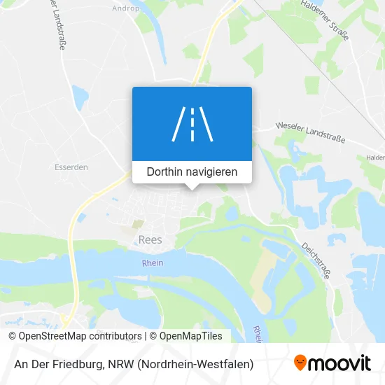 An Der Friedburg Karte