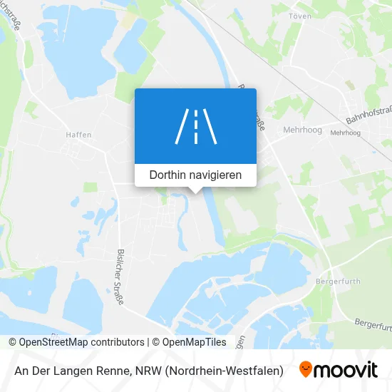 An Der Langen Renne Karte