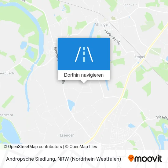 Andropsche Siedlung Karte