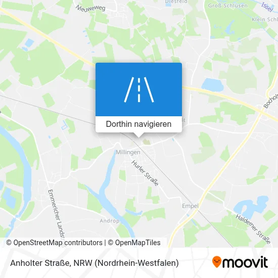 Anholter Straße Karte