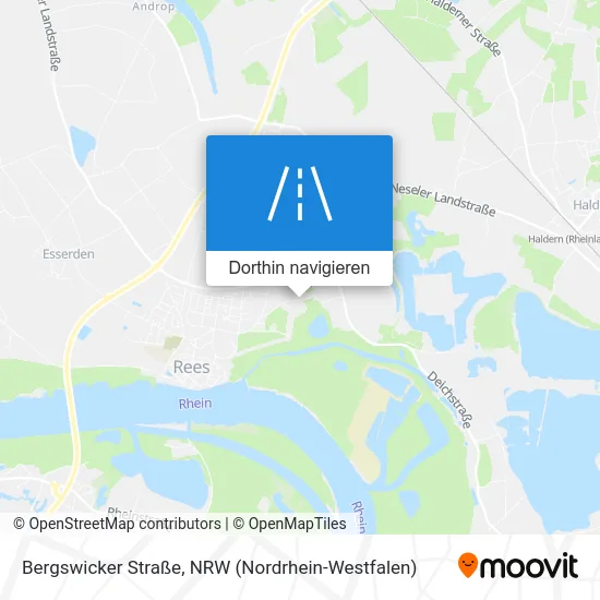 Bergswicker Straße Karte