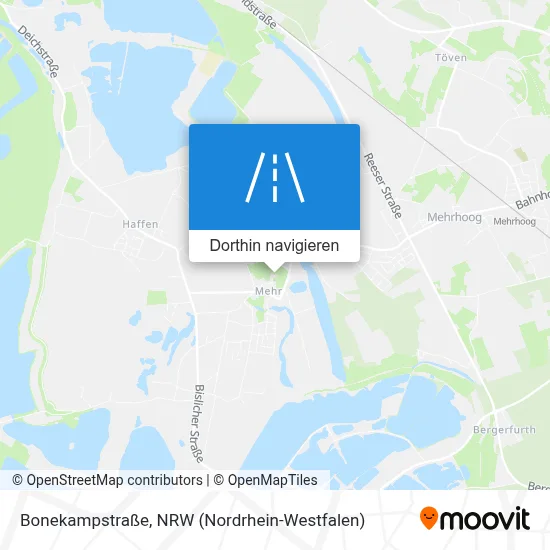 Bonekampstraße Karte