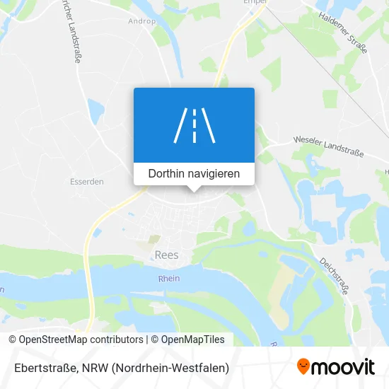 Ebertstraße Karte