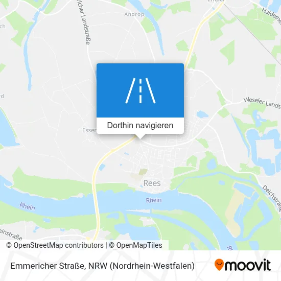 Emmericher Straße Karte