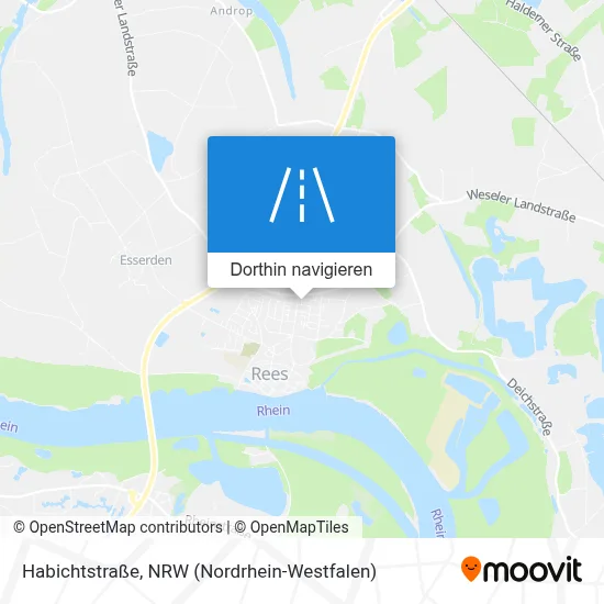 Habichtstraße Karte