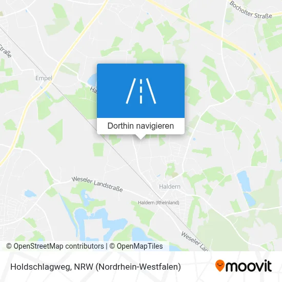 Holdschlagweg Karte