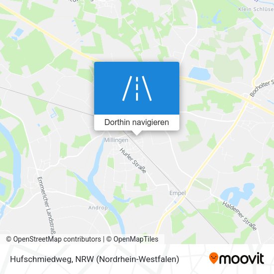 Hufschmiedweg Karte