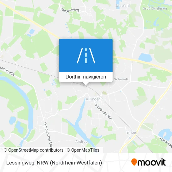 Lessingweg Karte