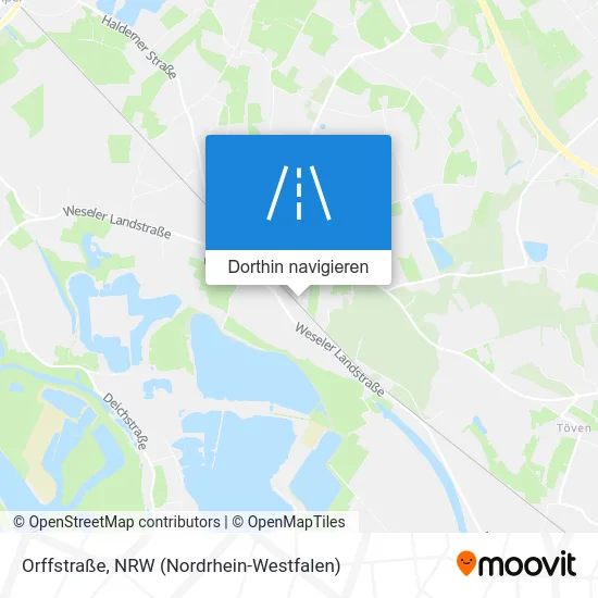 Orffstraße Karte