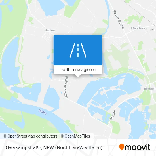 Overkampstraße Karte