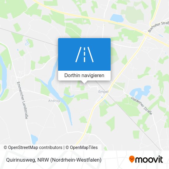 Quirinusweg Karte