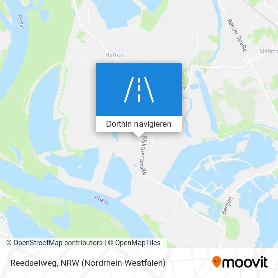 Reedaelweg Karte