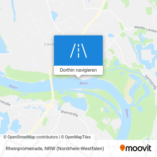 Rheinpromenade Karte