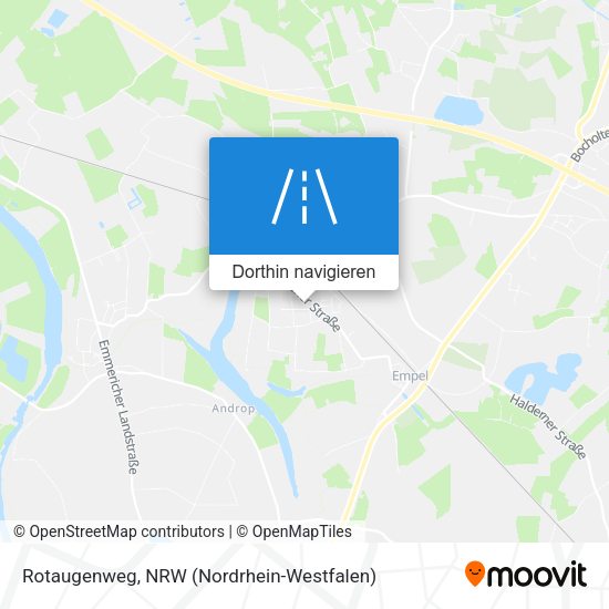 Rotaugenweg Karte