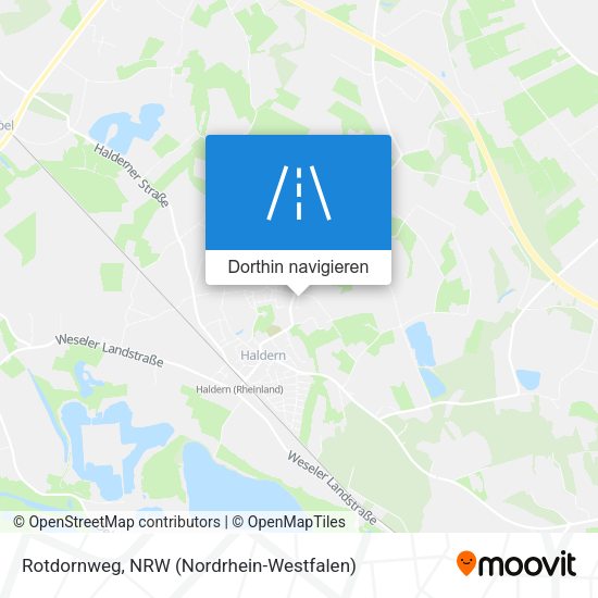 Rotdornweg Karte