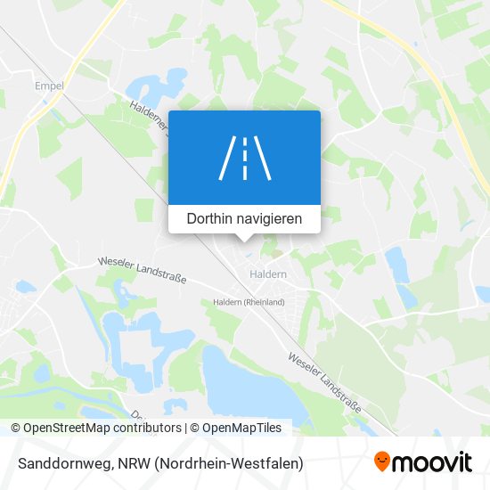 Sanddornweg Karte