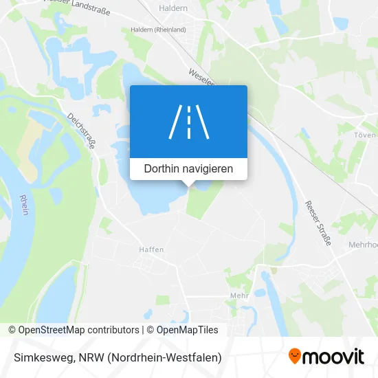 Simkesweg Karte