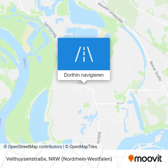 Velthuysenstraße Karte