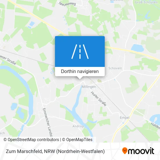 Zum Marschfeld Karte