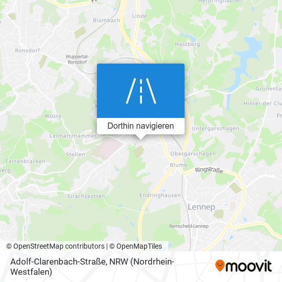 Adolf-Clarenbach-Straße Karte