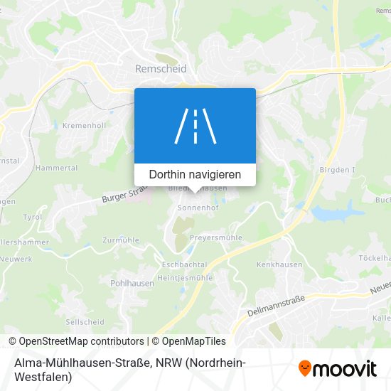 Alma-Mühlhausen-Straße Karte
