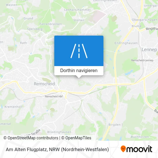 Am Alten Flugplatz Karte