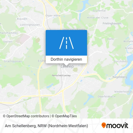 Am Schellenberg Karte