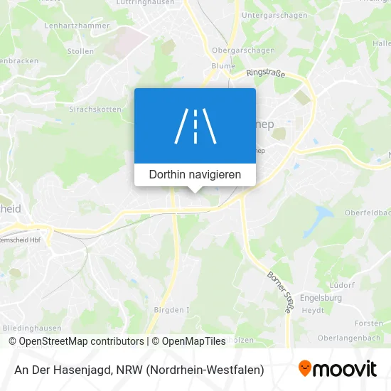 An Der Hasenjagd Karte