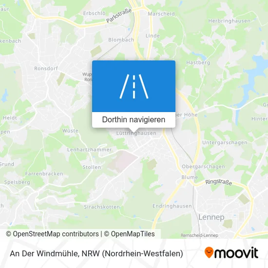 An Der Windmühle Karte