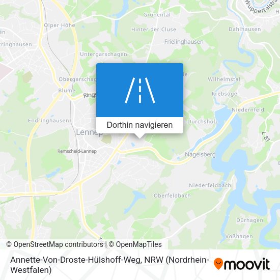 Annette-Von-Droste-Hülshoff-Weg Karte
