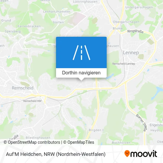 Auf'M Heidchen Karte