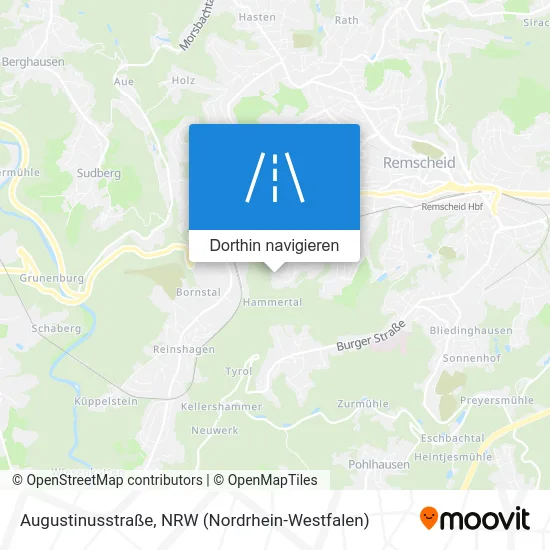 Augustinusstraße Karte