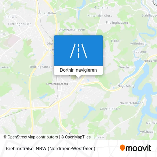 Brehmstraße Karte