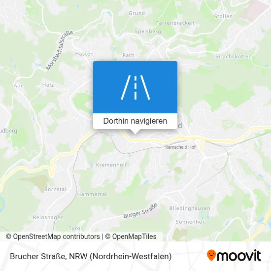 Brucher Straße Karte